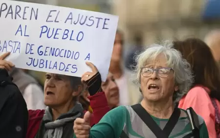 Marcha de jubilados en 2024