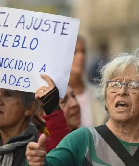 Marcha de jubilados en 2024