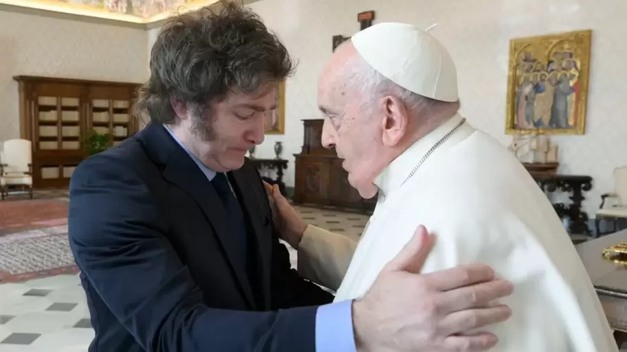 Javier Milei le pidió perdón al Papa Francisco
