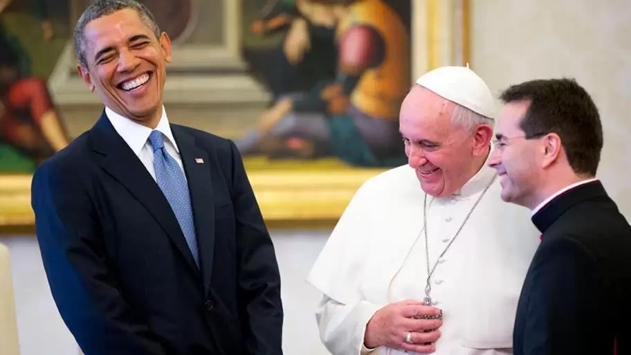 Barack Obama y el Papa Francisco