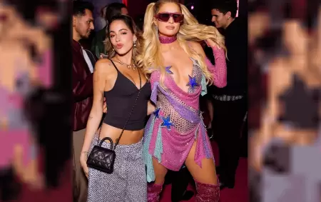 Tini y Paris Hilton a puro festejo