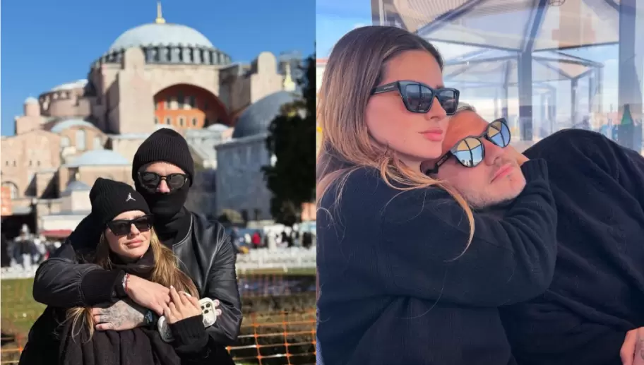 China Surez y Mauro Icardi en su romntica estada por Estambul