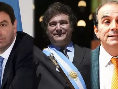 Ariel Lijo, Javier Milei y Manuel Garca-Mansilla