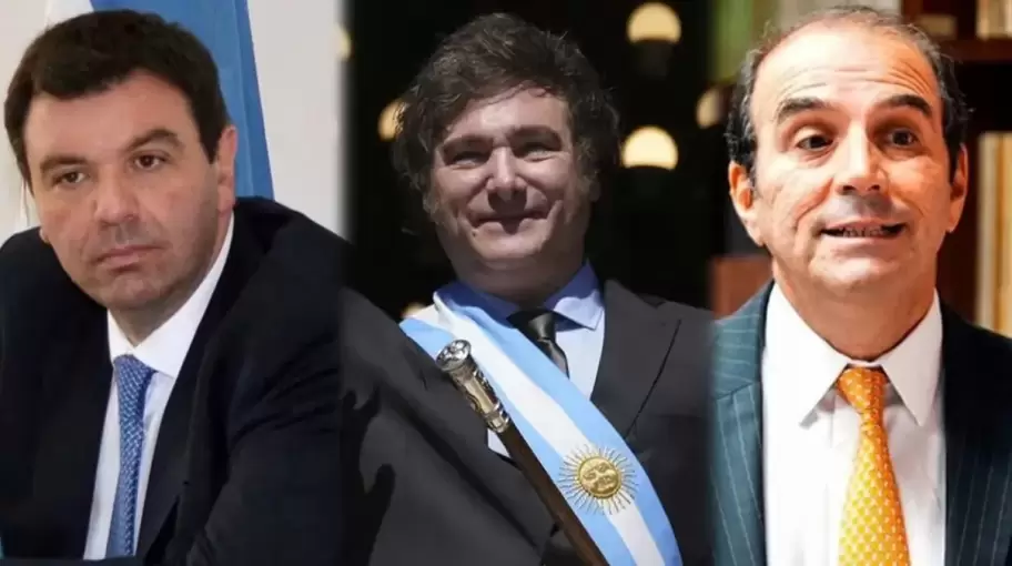 Ariel Lijo, Javier Milei y Manuel Garca-Mansilla