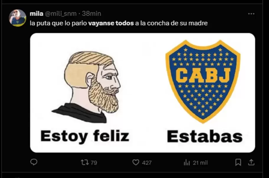 Los dursimos memes tras la derrota de Boca Juniors con Alianza Lima, que los dej fuera de las copas para 2025.