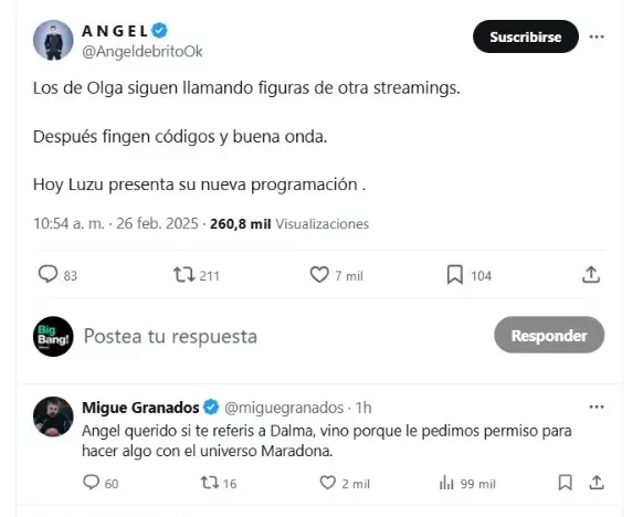 La denuncia de ngel y la respuesta de Migue