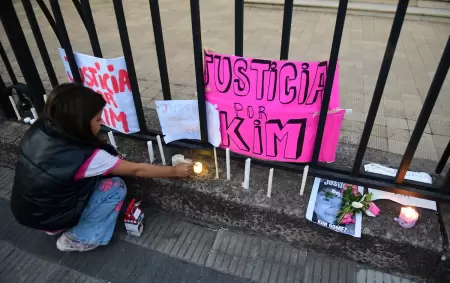 Cientos de personas marcharon en reclamo por justicia de Kim