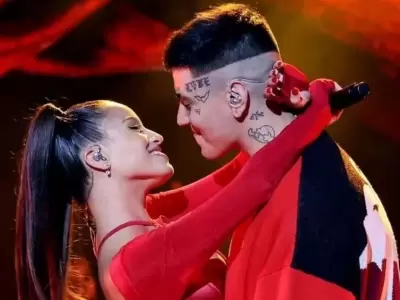 Emilia Mernes y Duki, juntos en las malas y en las buenas.