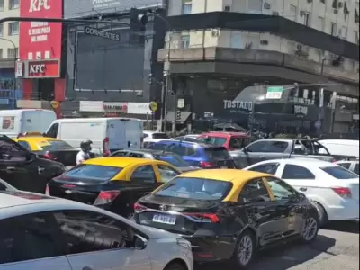 Caos en la 9 de Julio por los cortes de luz