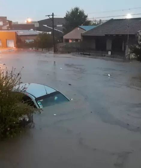 Las precipitaciones comenzaron despus de la medianoche y alcanzaron los 170 mm.