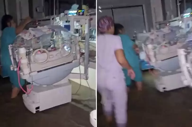 El Hospital Penna colapsado por una inundacin sin precedentes