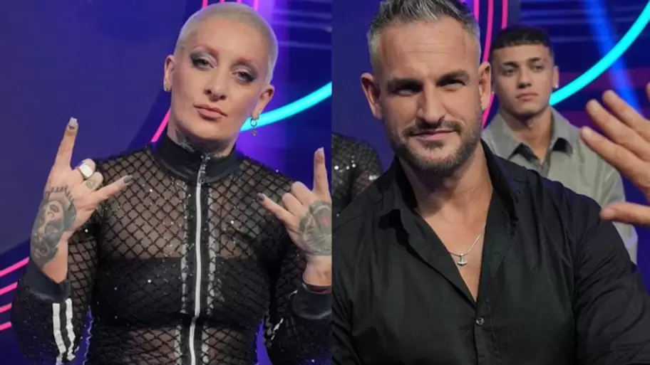 Juliana "Furia" Scaglione y Claudio "Papucho" Di Lorenzo, los dos que reingresaron a Gran Hermano por el voto del pblico.