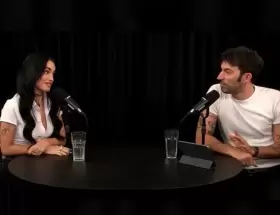 Lali Espsito y Pedro Rosemblat.