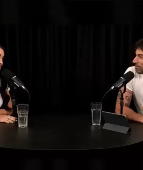 Lali Espsito y Pedro Rosemblat.