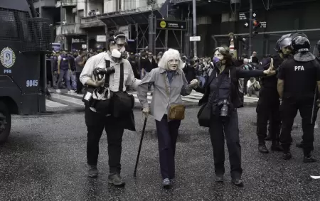 Francos critic a la Justicia por liberar a los detenidos y repiti un discurso de criminalizacin de la protesta.