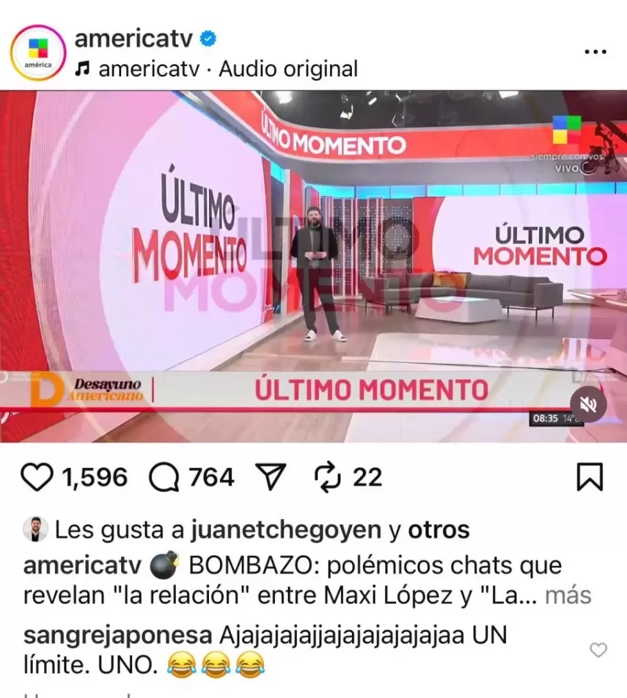 La respuesta de "La China" Surez al supuesto affaire del pasado con Maxi Lpez.