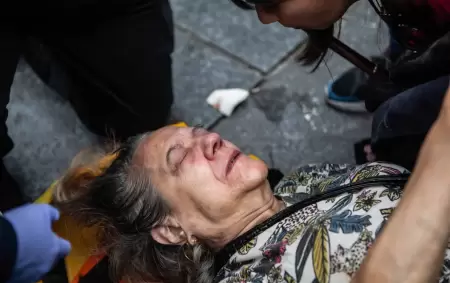 "Voy a seguir marchando": la jubilada golpeada en el Congreso desafi a Patricia Bullrich