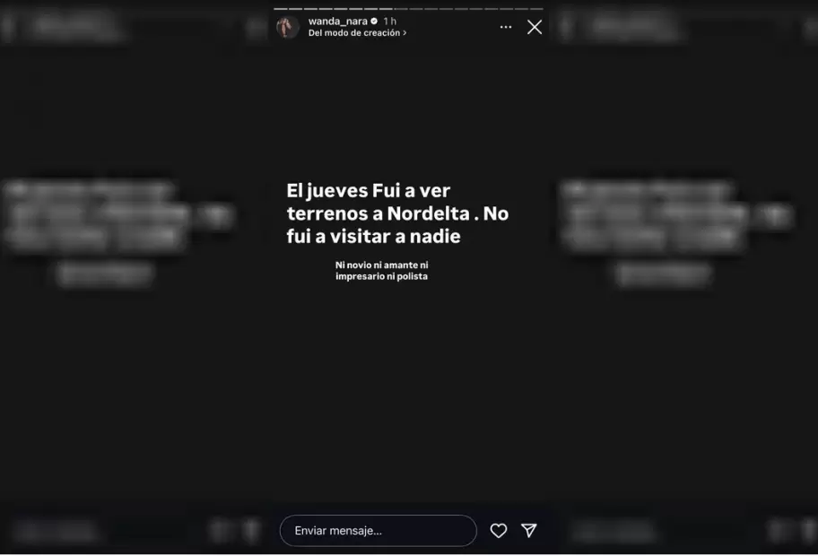 Wanda enfrent todos los rumores en sus redes sociales y luego borr todos sus descargos