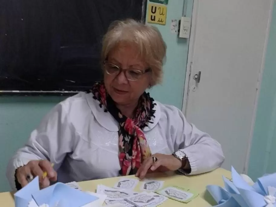 Olga Delina Quinteros, docente jubilada de 70 aos