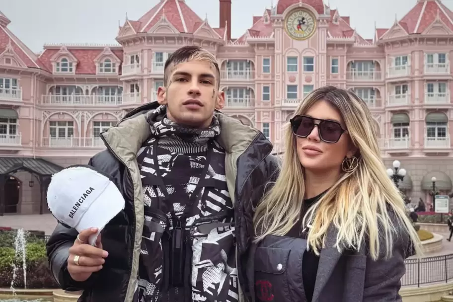 L-Gante y Wanda Nara