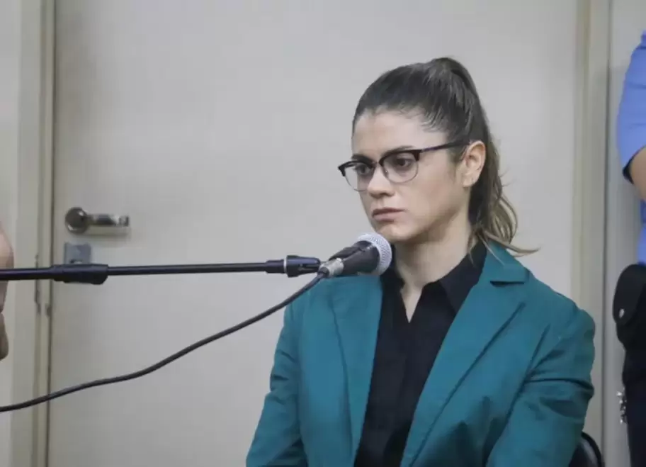 Luciana Bustos Sánchez de 34 años, quien está acusada de haber asesinado a su amante Marcelo José Amarfil de seis puñaladas en un juego sexual.