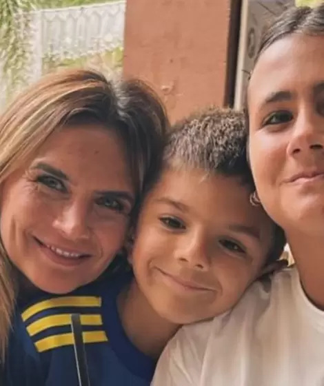 Amalia Granata y sus hijos