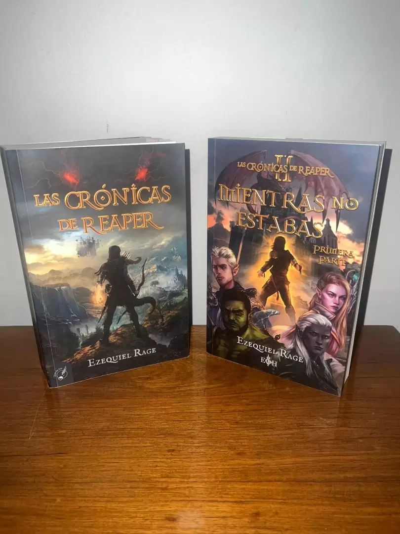 Las Crónicas de Reaper, la saga de fantasía gamer de Ezequiel Rage en la que se basa el juego de rol Clan.