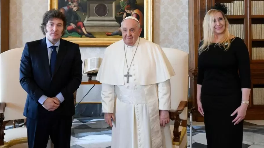 El 12 de febrero de 2024, el presidente Javier Milei mantuvo su primera reunión de más de una hora con el papa Francisco.