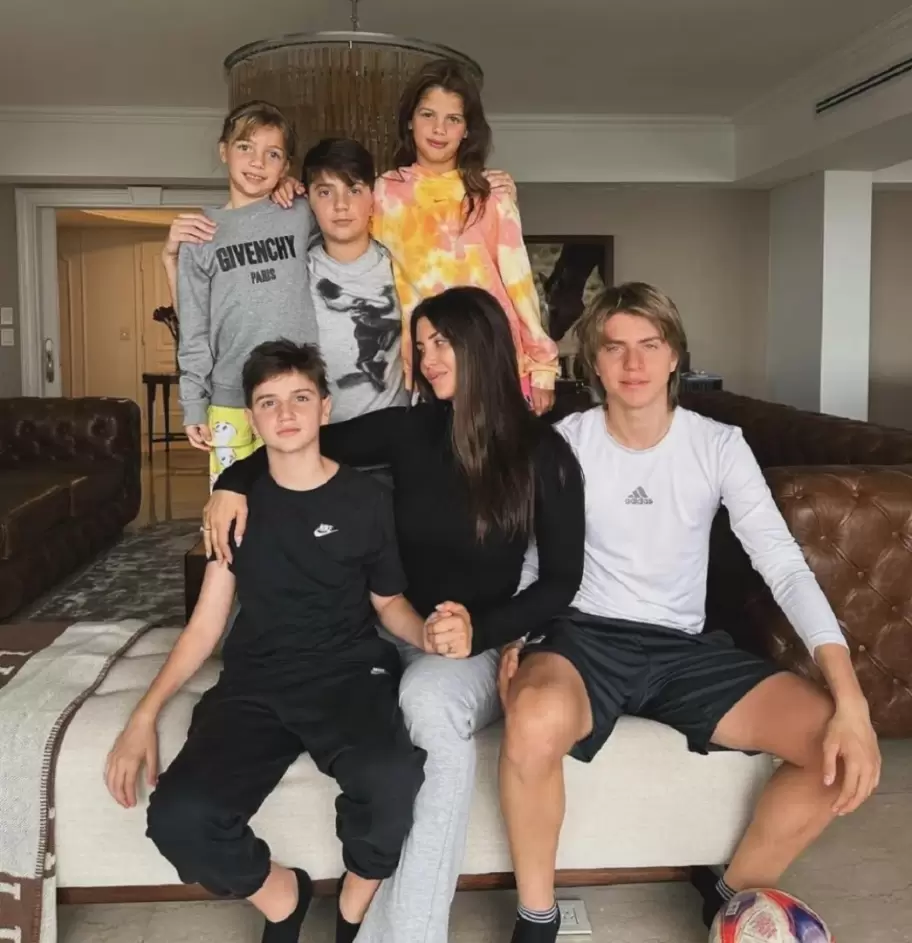 Wanda Nara y sus hijos