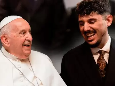 Papa Francisco y Luquitas Rodríguez