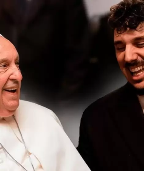 Papa Francisco y Luquitas Rodríguez