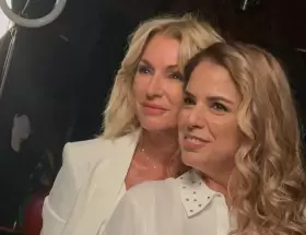 Yanina Latorre y Marina Calabró cuando todavía eran amigas.