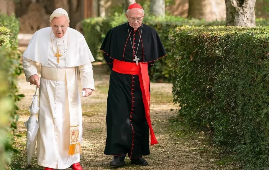 Los dos Papas: a través de la ficción se revelan algunos secretos los encuentros privados entre el Papa Benedicto XVI y el cardenal Jorge Bergoglio