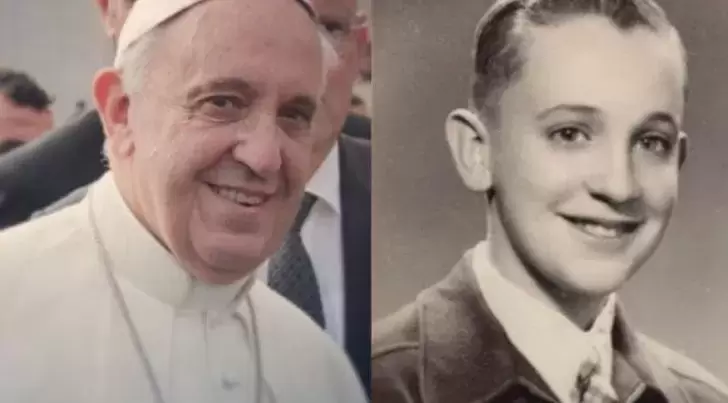 El Papa Francisco de niño