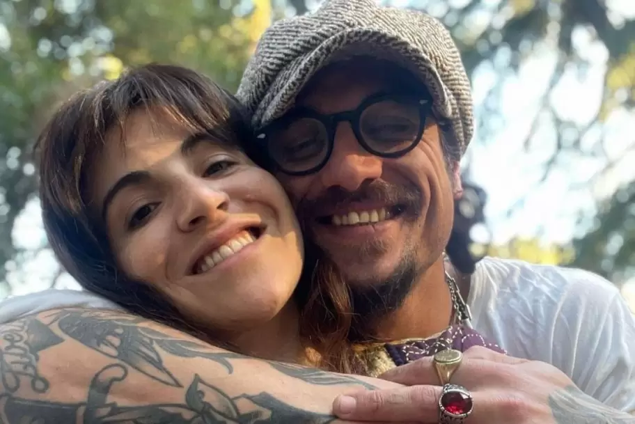 Gianinna Maradona y Daniel Osvaldo
