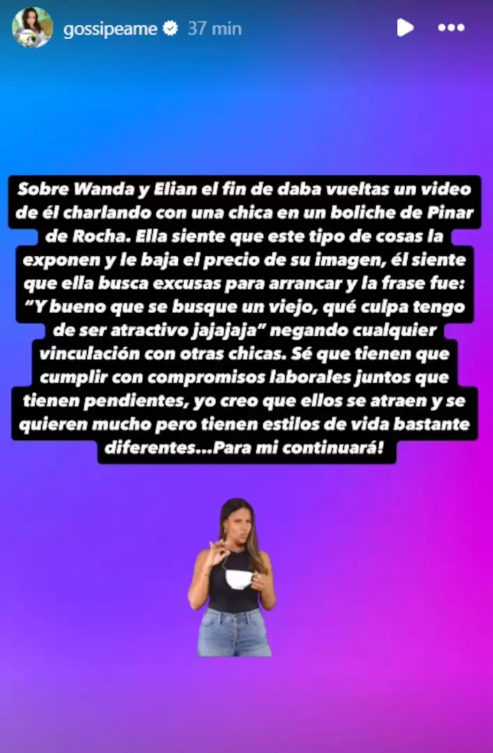 La dura frase que le habría dicho L-Gante a Wanda Nara