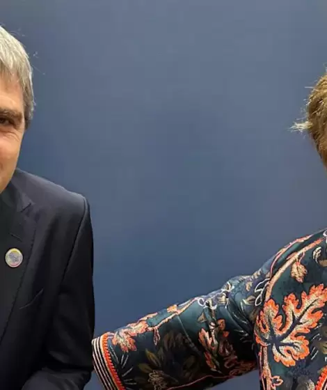 Caputo y Kristalina Georgieva