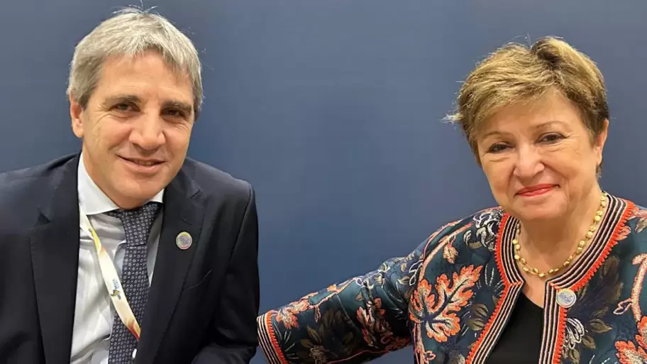 Caputo y Kristalina Georgieva