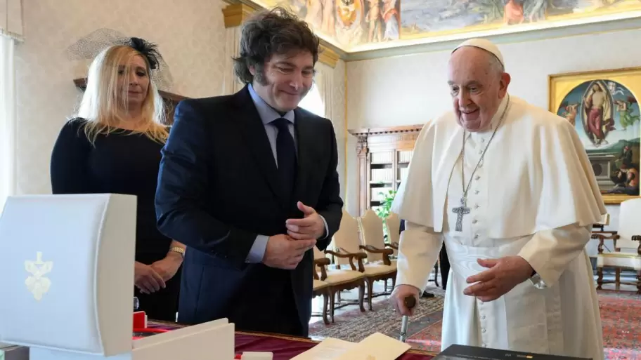 El día en el que Milei se reunió con el Papa