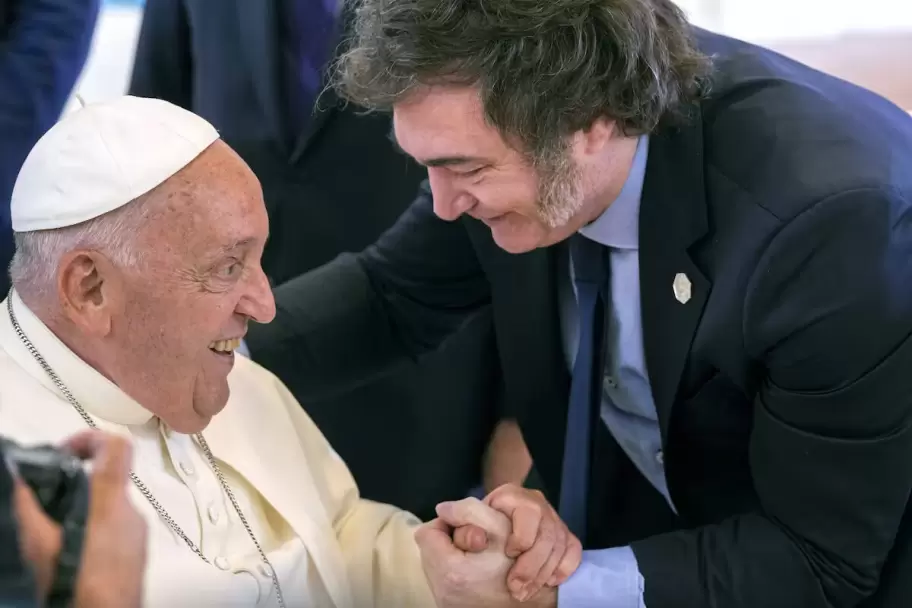 Javier Milei y el Papa Francisco