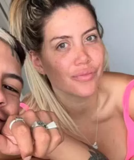 Wanda Nara y L-Gante
