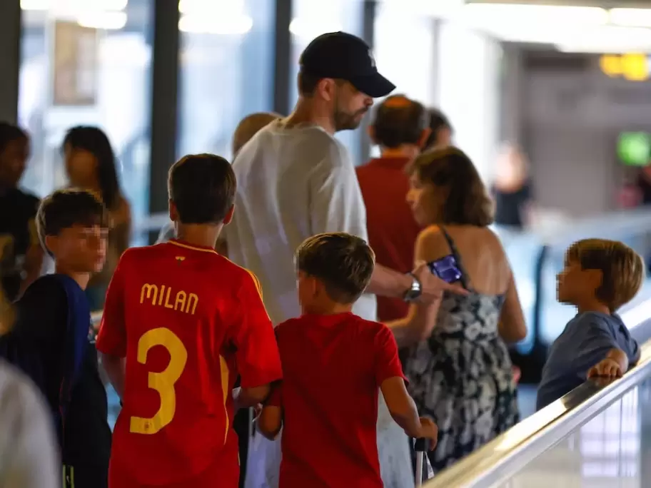 Gerard Piqué viene realizando varios viajes a Miami para poder estar con sus hijos Sasha y Milán.