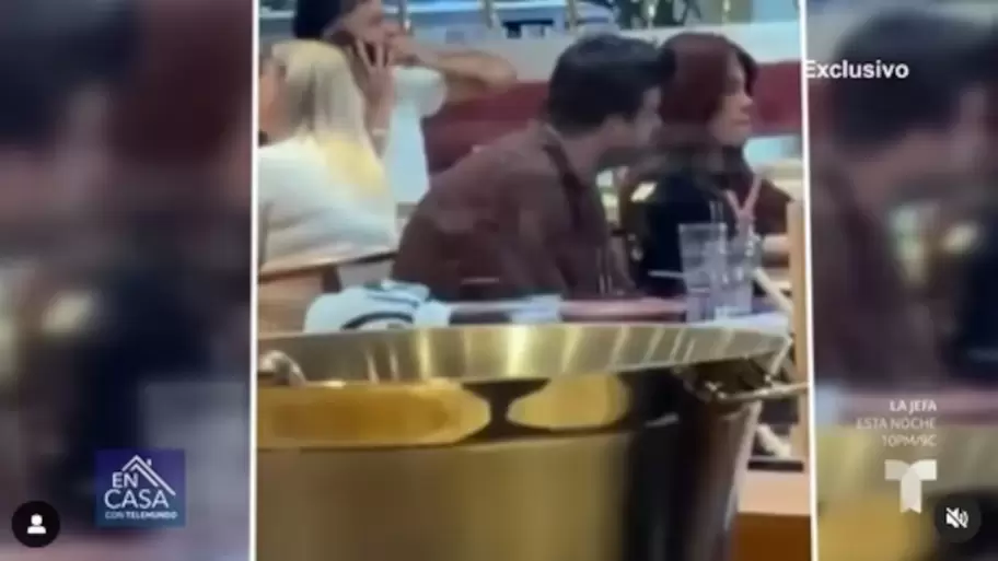 Las imágenes de Gerard Piqué con una pelirroja en un restaurant de Miami.