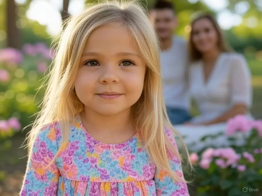 Así sería, según la IA, una hija entre "La China" y Mauro
