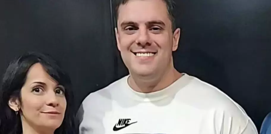 El "Gordo Dan"  y Marina Biagetti