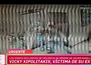 Salió a la luz un video de Vicky Xipolitakis siendo agredida por su ex marido, Javier Naselli