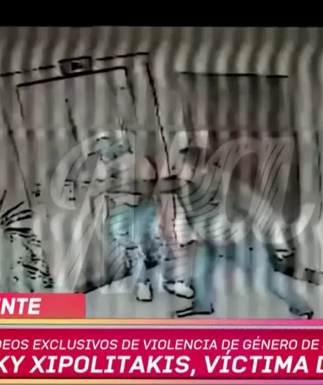 Salió a la luz un video de Vicky Xipolitakis siendo agredida por su ex marido, Javier Naselli