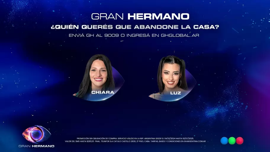 Luz vs. Chiara: Quin quers que abandone la casa?