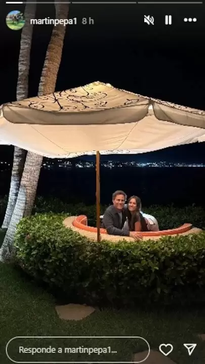 El romntico viaje de Pampita y Martn Pepa