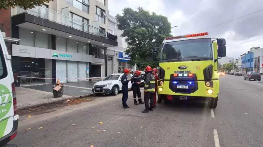 La vctima se encontraba con su pareja al momento del hecho
